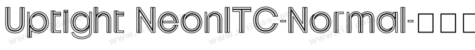 Uptight NeonITC-Normal字体转换